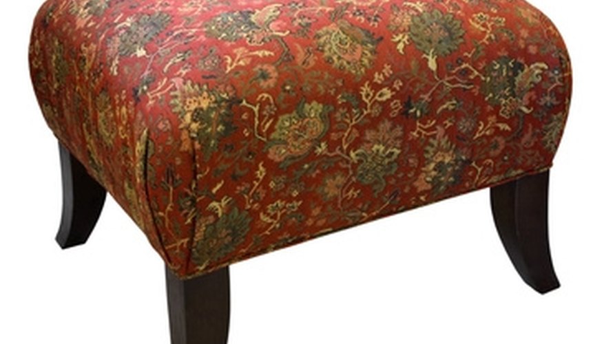 Make an ottoman from start to finish. Make an ottoman from start to finish.