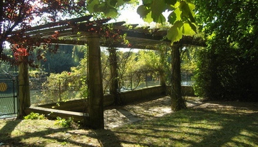 A pergola adds beauty to your home. A pergola adds beauty to your home.