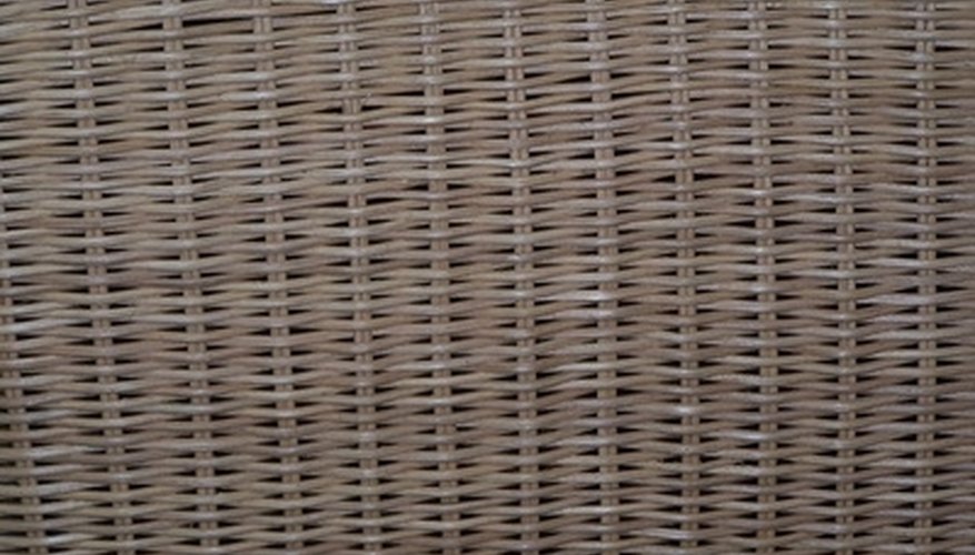 Wicker material can be repaired. Wicker material can be repaired.