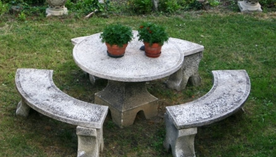 DIY Concrete Picnic Table | Garden Guides
