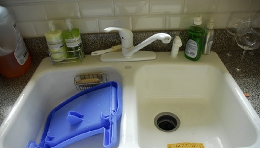 Repairing a kitchen sink faucet is really quite easy. Repairing a kitchen sink faucet is really quite easy.