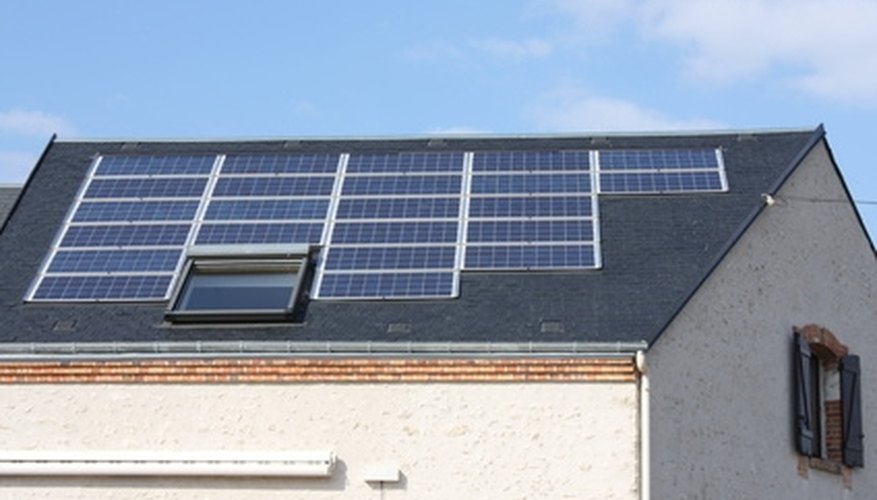 Solar power can be stored in your own storage batteries. Solar power can be stored in your own storage batteries.