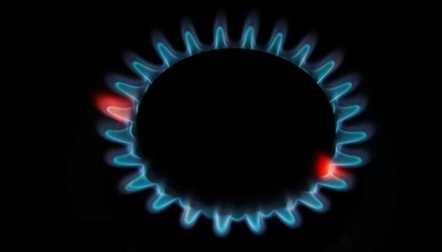 The clicks you hear when you turn on your gas stove are from electric sparks. The clicks you hear when you turn on your gas stove are from electric sparks.