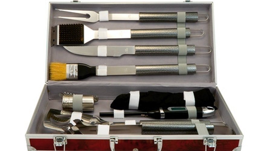 Scrub with a barbecue brush. Scrub with a barbecue brush.