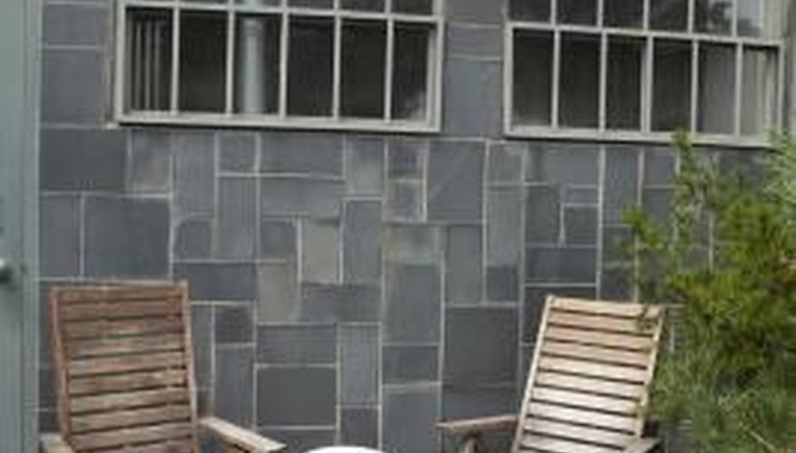 A selection of plants and flowers will change the look of a patio. A selection of plants and flowers will change the look of a patio.
