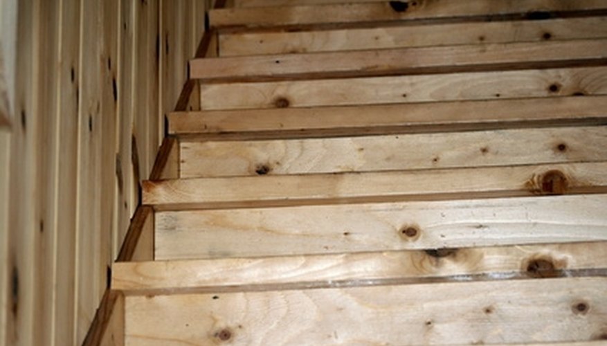 Wooden steps require some planning. Wooden steps require some planning.