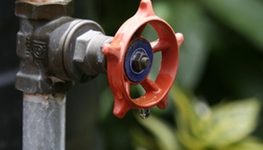 The handle on this valve covers access to the stem. The handle on this valve covers access to the stem.