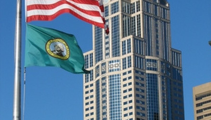 The federal flag should fly above state or municipal flags if there is only one pole. The federal flag should fly above state or municipal flags if there is only one pole.