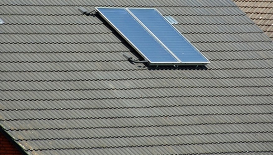 Roof-mounted solar panels Roof-mounted solar panels