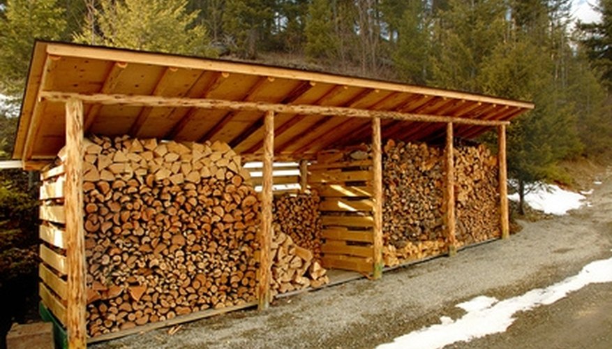 Lean-to sheds can be open air or enclosed. Lean-to sheds can be open air or enclosed.