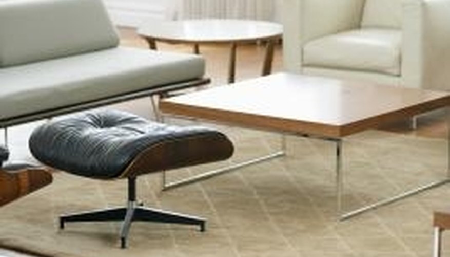 A wood coffee table can be damaged by water. A wood coffee table can be damaged by water.