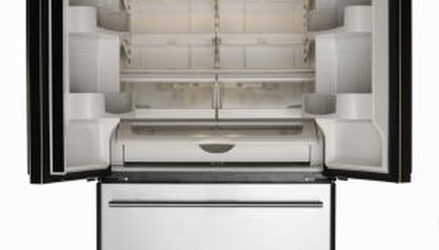White vinegar and baking soda remove bad smells from refrigerators. White vinegar and baking soda remove bad smells from refrigerators.