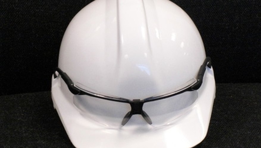 Safety glasses will help protect you from flying pieces of brick and mortar. Safety glasses will help protect you from flying pieces of brick and mortar.