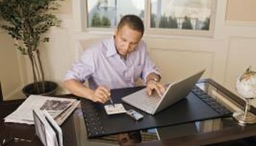 Keeping your home office uncluttered visually enlarges the space. Keeping your home office uncluttered visually enlarges the space.