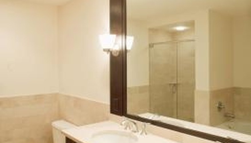 Give your bathroom a new look by refinishing the vanity. Give your bathroom a new look by refinishing the vanity.