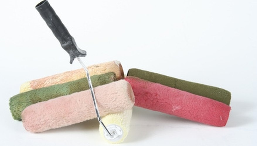 Replacement brush heads for paint rollers come in a variety of textures for different needs. Replacement brush heads for paint rollers come in a variety of textures for different needs.