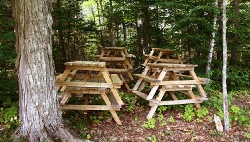 Picnic tables are relatively easy to construct. Picnic tables are relatively easy to construct.
