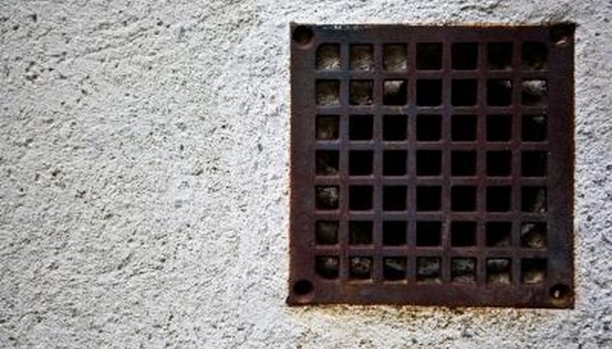 Install foundation vents to prevent moisture build up in your crawl space. Install foundation vents to prevent moisture build up in your crawl space.