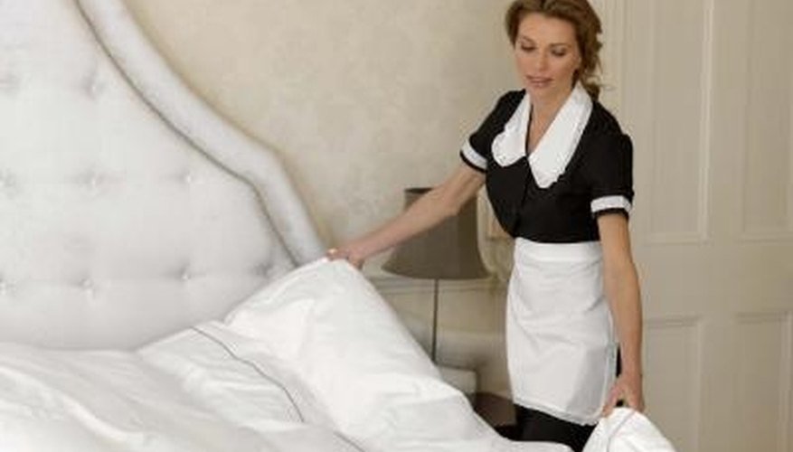 A maid can do a good job at cleaning -- especially if she has a checklist to work with. A maid can do a good job at cleaning -- especially if she has a checklist to work with.