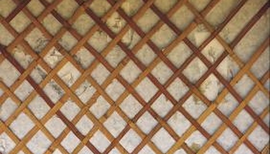 Lattice and wood outdoor privacy panels are attractive and practical. Lattice and wood outdoor privacy panels are attractive and practical.