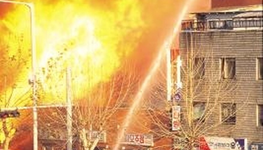 Never use a small fire extinguisher to fight a large fire. Never use a small fire extinguisher to fight a large fire.