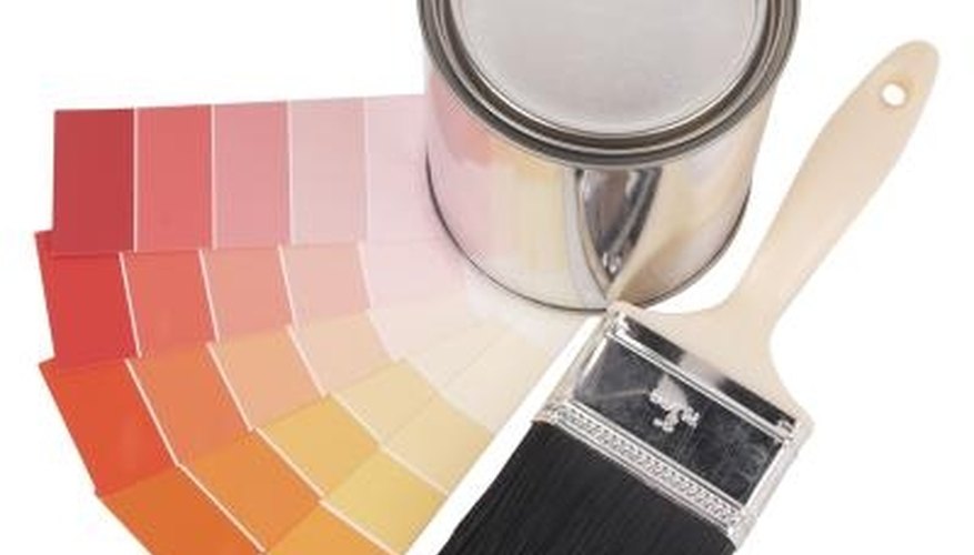 View color samples inside the space. View color samples inside the space.