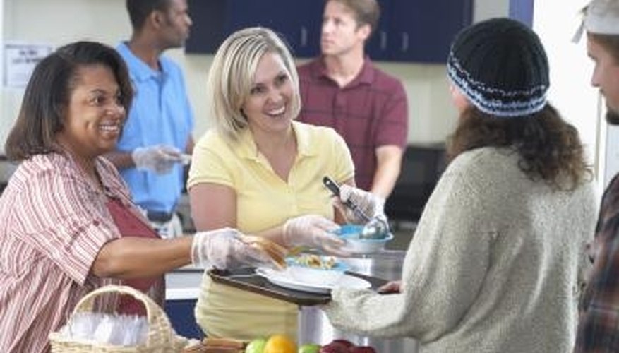 Generous donations from food companies help relieve hunger.