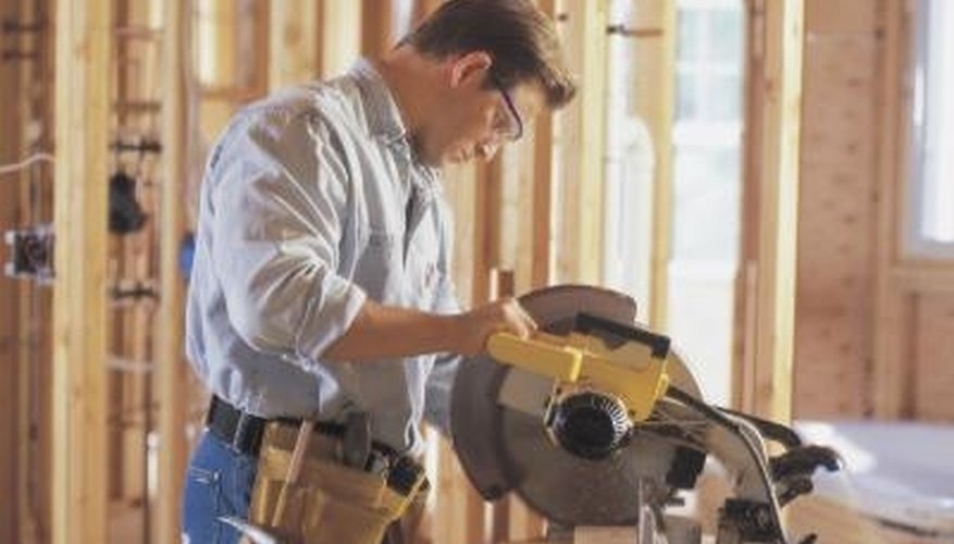 A miter saw will help you make clean and accurate cuts. A miter saw will help you make clean and accurate cuts.