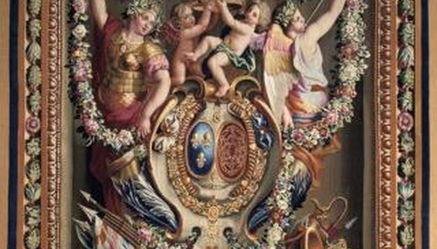 Tapestries provided warmth and color in Elizabethan houses. Tapestries provided warmth and color in Elizabethan houses.