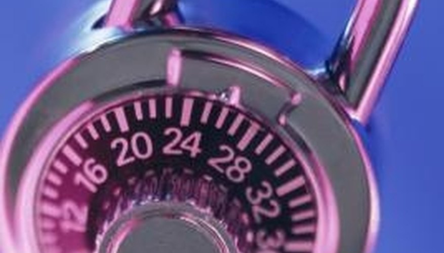 Combination locks can sometimes not work when they are dirty or frozen. Combination locks can sometimes not work when they are dirty or frozen.