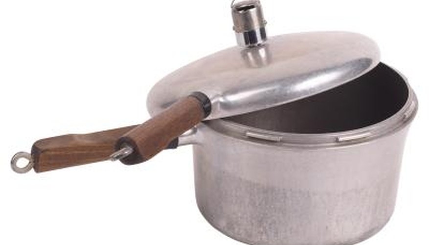 Old pressure cookers did not have the same safety features as today's models. Old pressure cookers did not have the same safety features as today's models.