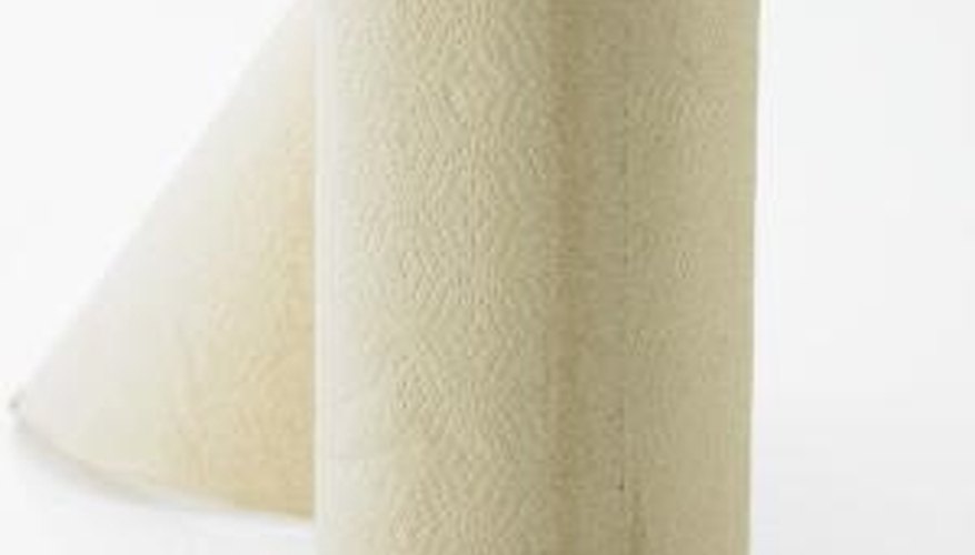 Absorbent paper towels remove blood from the surface of the microfiber. Absorbent paper towels remove blood from the surface of the microfiber.