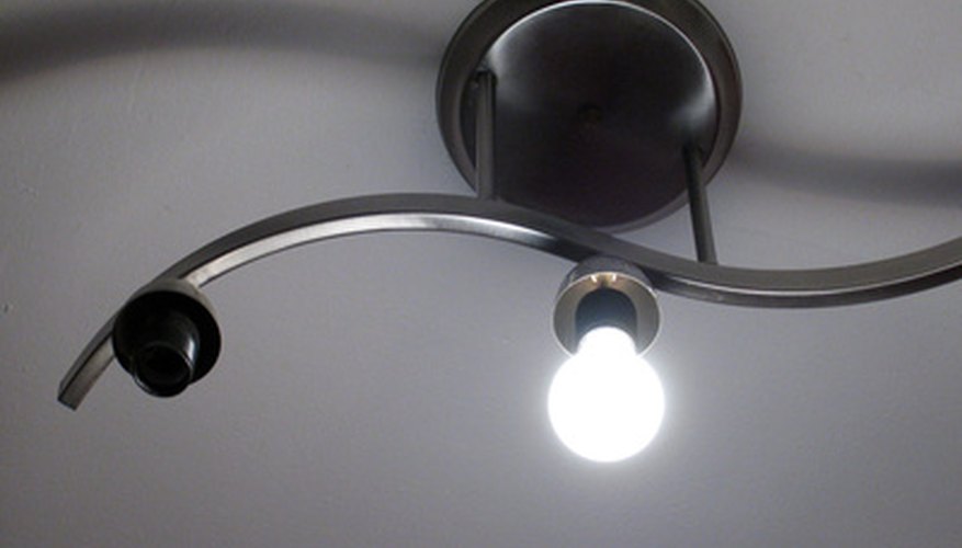 Most flush-mount, single-light fixtures are lightweight. Most flush-mount, single-light fixtures are lightweight.