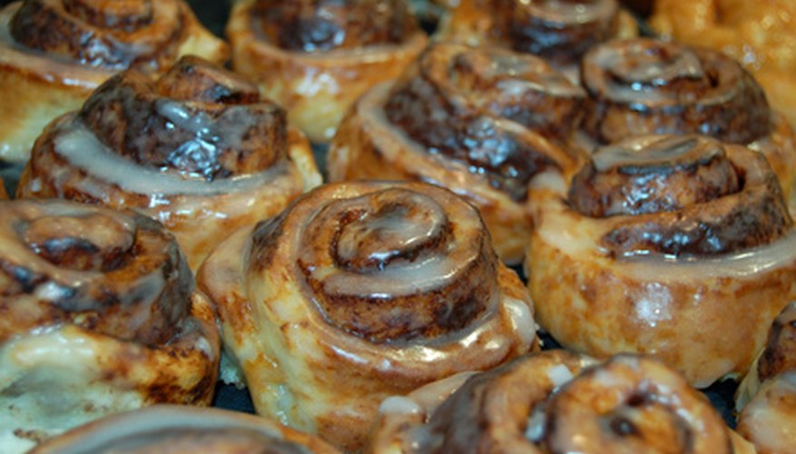 Photo Credit: cinnamon rolls image by Stephen VanHorn from <a href='http://www.fotolia.com'>Fotolia.com</a> Offer tasty baked treats such as cinnamon rolls.
