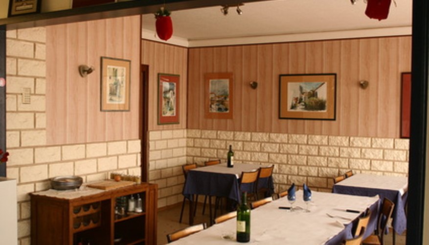 Photo Credit: restaurant image by Francis Lempérière from <a href='http://www.fotolia.com'>Fotolia.com</a> Work with an accountant to make sure you charge enough on your menu.