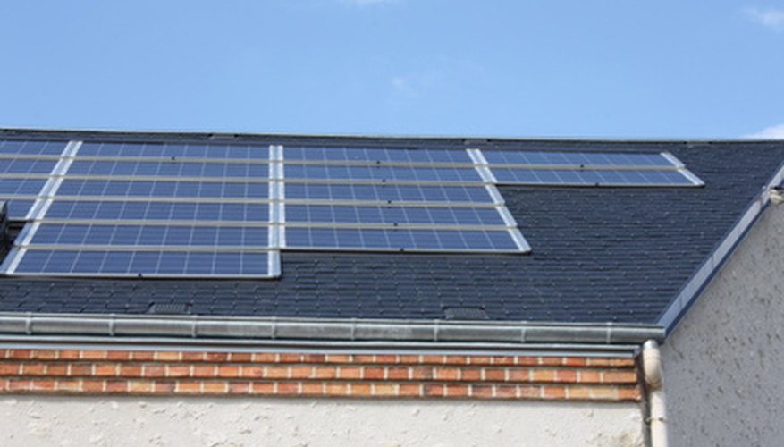 Roof-mounted solar panels require GFIs. Roof-mounted solar panels require GFIs.
