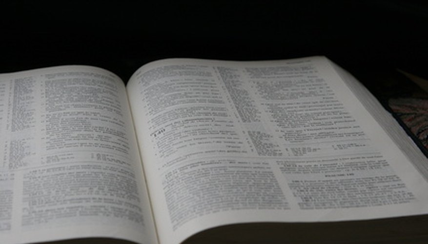 Photo Credit: bible image by iMAGINE from <a href='http://www.fotolia.com'>Fotolia.com</a> There's nothing wrong with a bit of research.