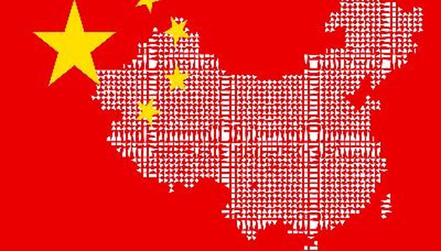 Photo Credit: china image by António Duarte from <a href='http://www.fotolia.com'>Fotolia.com</a> Chinese imports impact the U.S. textile industry.