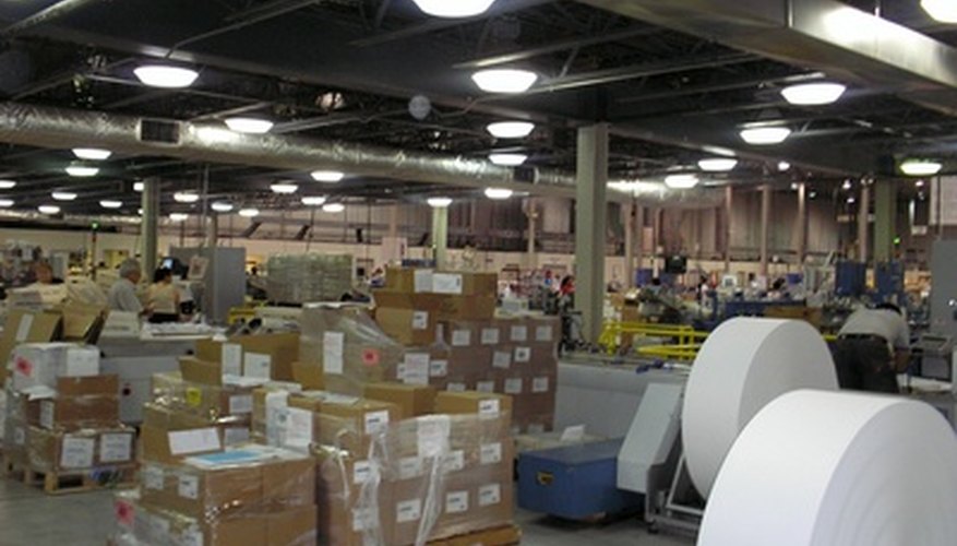 Photo Credit: warehouse image by Niki from <a href='http://www.fotolia.com'>Fotolia.com</a> Storage warehouse