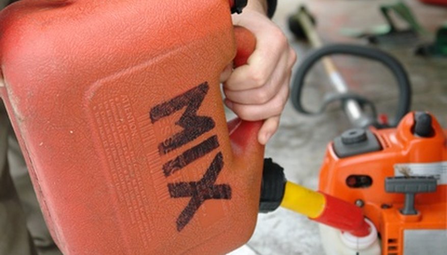 Photo Credit: brushcutter image by Horticulture from <a href='http://www.fotolia.com'>Fotolia.com</a> Gasoline is harmful to EPDM rubber seals.
