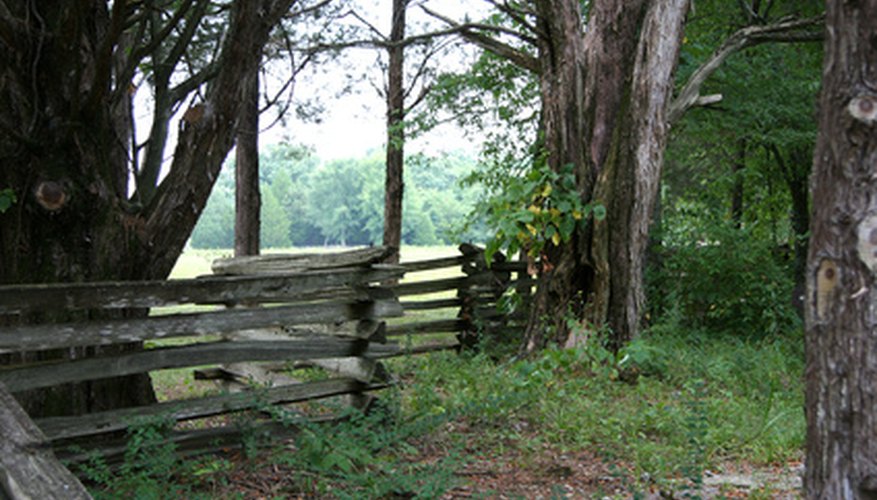 The split rail fence was among the first styles of log fencing. The split rail fence was among the first styles of log fencing.