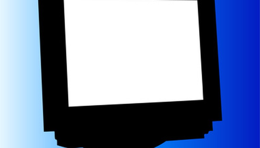 Photo Credit: computer screen image by chrisharvey from <a href='http://www.fotolia.com'>Fotolia.com</a> Display brightness