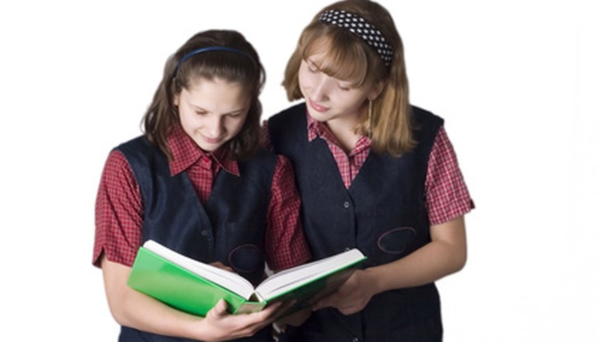 Photo Credit: Teenagers reading book image by Monika 3 Steps Ahead from <a href='http://www.fotolia.com'>Fotolia.com</a> Make sure that company policy was followed.