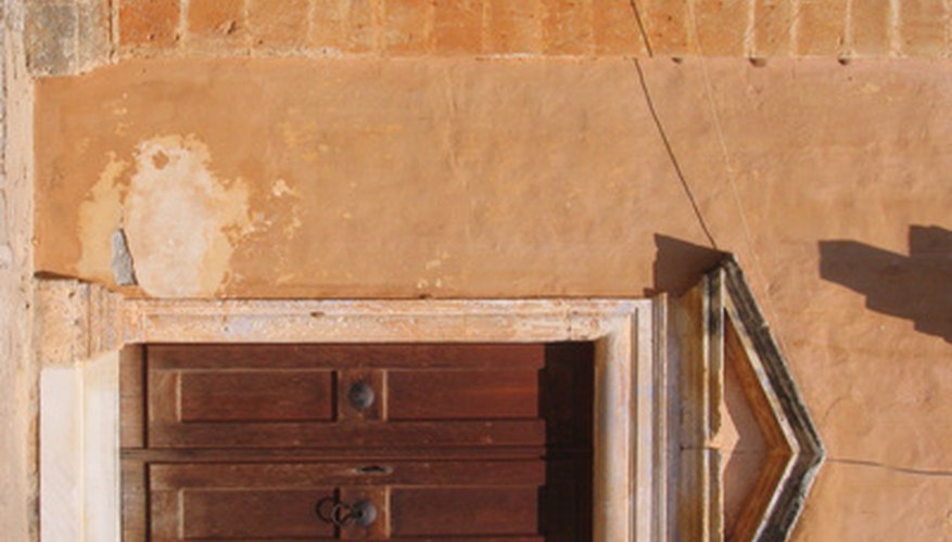 A pediment lends formality to even a simple entrance. A pediment lends formality to even a simple entrance.