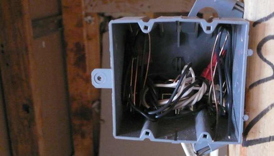 ABS plastic electrical boxes have their volume stamped inside them. ABS plastic electrical boxes have their volume stamped inside them.