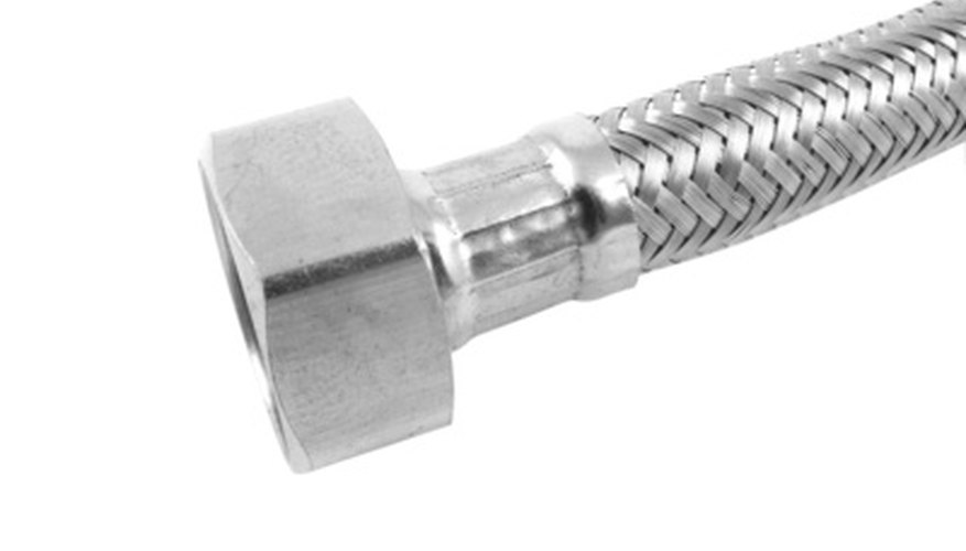 Hydraulic fittings attach hoses to components. Hydraulic fittings attach hoses to components.