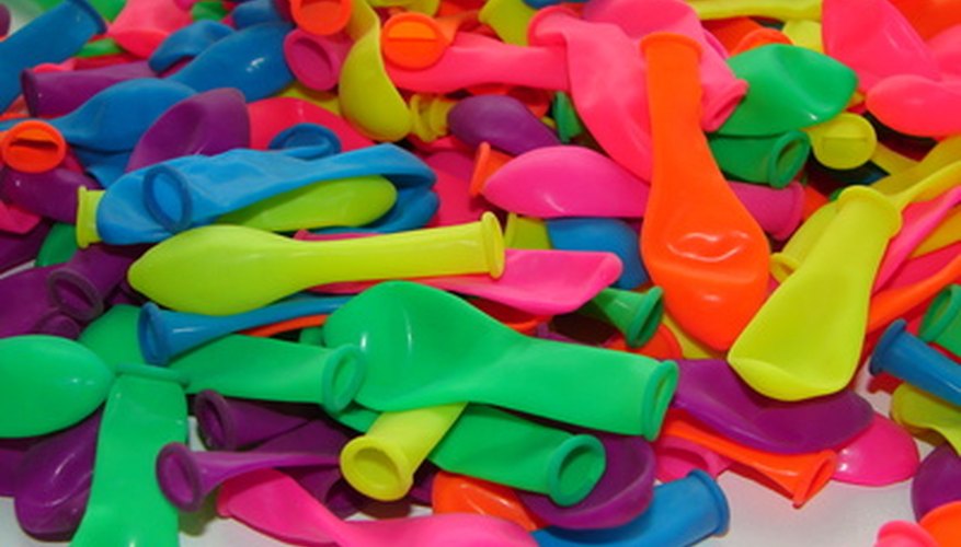 Photo Credit: Balloons image by Lori Pagel from <a href='http://www.fotolia.com'>Fotolia.com</a> You can make a self-propelled car with a balloon.