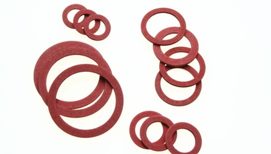 Photo Credit: joints image by Claudio Calcagno from <a href='http://www.fotolia.com'>Fotolia.com</a> There are many types of rubber seals.