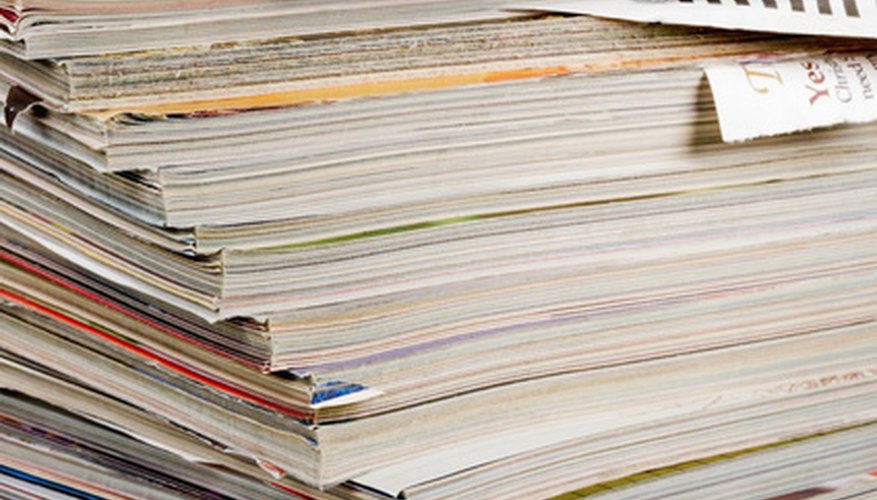 Photo Credit: stack of magazines image by Chad McDermott from <a href='http://www.fotolia.com'>Fotolia.com</a> Title records are voluminous and research may require experts.
