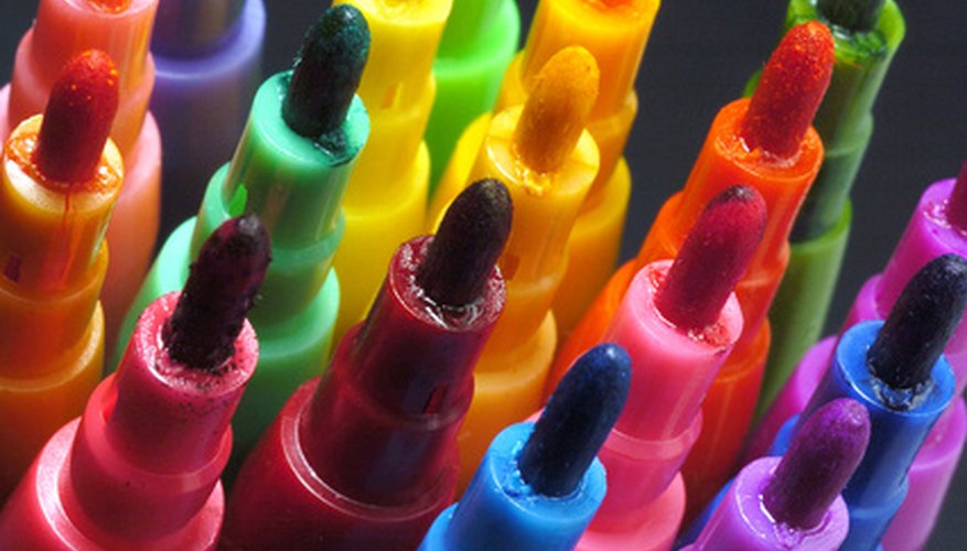 Markers. Markers.